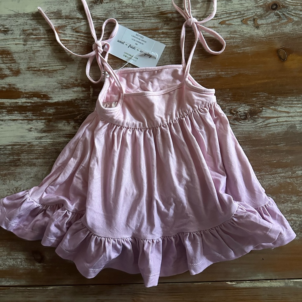 Well Dressed Wolf Omi Jo Lakehouse Dress Lilac Rainbow 6M SS112G NWT!